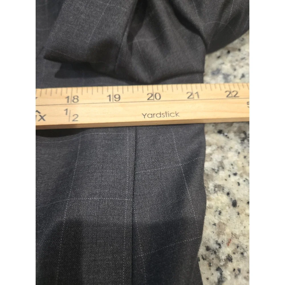 Classics By Zanetti Super 120 Wool 50L, US 40L Blazer Jacket Made Italy Charcoal